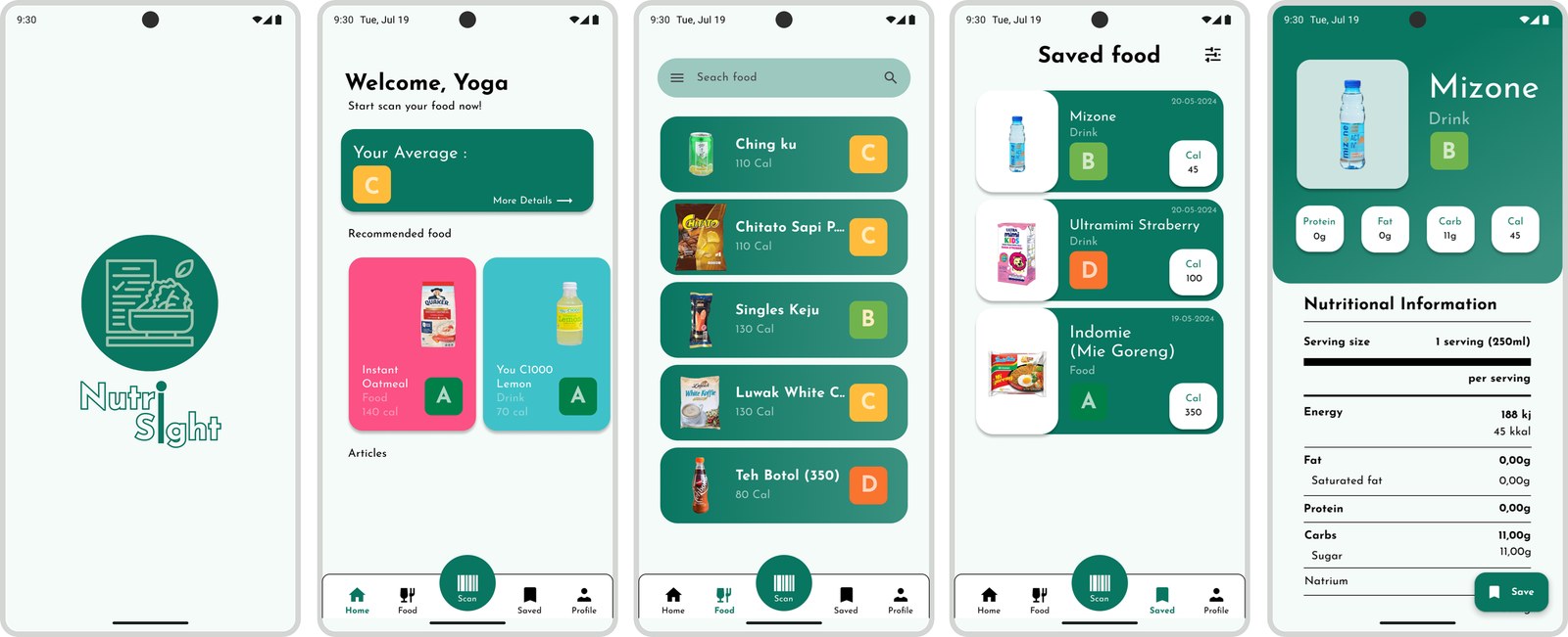 NutriSight: ML-Powered Nutrition Assistant preview